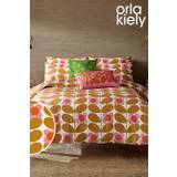 Orla Kiely Saffron Stem Bloom Duvet Cover and Pillowcase Set