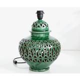 Manipura Living Calada Globe Grande bordlampe - 50x35 - grøn keramik