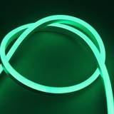Grøn LED Fleksibel Strip - 8W/m, Vandtæt, 230V