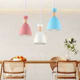 Red Pink And White New Minimalist Personality Head Bar Counter Macaron Colored Pendant Light For Dining Room Bedroom Hallway - Multicolor - one-size