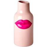 Rice Ceramic Vase - Red Lips - Pink - Small