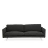 Adea - Basel 220 Sofa, Fabric Upholstery, Aluminium leg, Removable Upholstery, Cat. 3, Malawi 0015