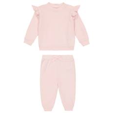 Polo Ralph Lauren Kids Baby cotton sweater and sweatpant set - pink - 86