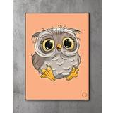 Plakat - Minida - Owl - 30 x 40 cm