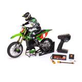 Losi 1/4 Promoto-MX Motorcykel RTR grøn Combo med batteri og lader