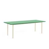 HAY Two Colour Table 240x90 cm - Ivory Powder / Green Mint
