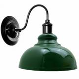 Grøn farve Moderne Retro Væglampe Lommelygte Edison Metal Lampe Vintage Industrielt Loft Design