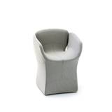 Moroso - Bloomy Chair,Fabric Cat. W Divina Melange 597 Bordeaux