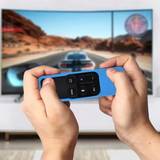 pc Remote Control Protective Cover Silicone AntiDrop Case Compatible With Apple Tv - Blue - one-size