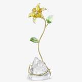 Swarovski Florere Lily Yellow Flower Ornament 5666972
