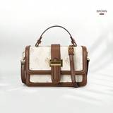 SHEIN Vintage Large Capacity Tote Bag, Luxury PU Crossbody Bag, Women's Classic Casual Handbag & Shoulder Purse
