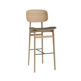 NORR11 NY11 Bar Chair SH: 75 cm - Light Smoked Oak/Hallingdal 368