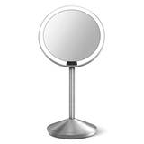 Mini kosmetikspejl - 10 x forstørrelse - Poleret stål