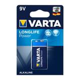 Varta - 9V - 1 stk - Alkaline Longlife Power (1.5V)