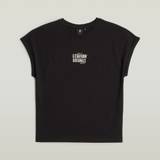 Kids T-Shirt Sleeveless Loose - Black - girls - 158