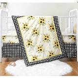 Botanical Sunflower Bedding Set for Babies | 3-piece nursery set Crib blanket, crib sheet, dust curling iron