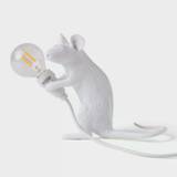 Seletti Mouse Lamp Mac Bordlampe - Bordlamper Resin Hvid - 15221