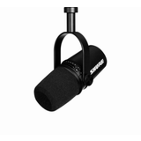 Shure MV 7 dynamisk mikrofon, sort eller sølvgrå