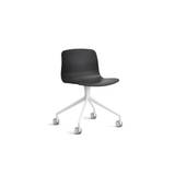 HAY AAC 14 About A Chair SH: 46 cm - White Powder Coated Aluminium/Black