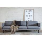 Eden 3-personers XL sofa - Gråt stof + Pletfjerner til møbler