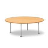 Fredericia Furniture Wegner Ox Table Ø: 100 cm H: 35 cm - Stål/Olieret Eg