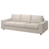 IKEA - VIMLE 3-pers. sofa, med brede armlæn/Gunnared beige