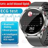 696 W11PRO Smart Watch 1.32 inch Smartur Bluetooth EKG PPG Temperaturovervågning Skridtæller Kompatibel med Android iOS Herre Handsfree opkald Beskedpåmindelse IP 67 49mm urkasse Lightinthebox