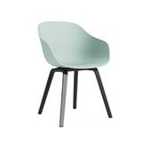 HAY About A Chair (AAC222) - Dusty Mint - Black Oak