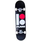 Plan B Team Komplet Skateboard - Black/Red/Grey