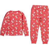 VRS børne pyjamas str. 146/152 - rød (På lager i et varehus)
