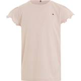 Tommy Hilfiger Essential Ruffle Sleeve TOP S/S Str 12 år / 152 cm - Kortærmede T-shirts hos Magasin - Whimsy Pink