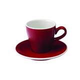 Loveramics - Tulip 180ml Cappuccino Cup & Underskål (6 stk) - Red