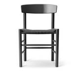 Fredericia Furniture - Mogensen J39 Chair - Svartlackad ek/Svart sits