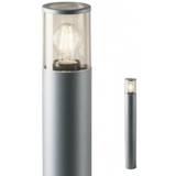 FRED Bedlampe i aluminium og polycarbonat H75 cm 1 x E27 - Mat mørkegrå