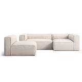 Decotique Grand Udendørs 3-personers Sofa Divan Højre Med Lænestol - Udendørs sofaer Sunbrella Linen Chalk - 372162-372165-372162