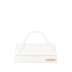 White Leather Handbag - Color_Hvid, Dame, Handbags - Women - Bags, Hvid, Håndtasker, Jacquemus, new-with-tags, Tasker, White - ONESIZE