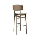 NORR11 NY11 Bar Chair SH: 75 cm - Light Smoked Oak/Hallingdal 220