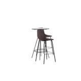 Venture Design Bistro & Alexi barsæt Brun/sort 2 stole og borde 60 cm