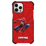 Spider Man Phone Case For iPhone Samsung Galaxy Pixel OnePlus Vivo Xiaomi Asus Sony Motorola Nokia - PS4 Spider Man Swinging Sticker On Web Background