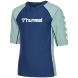 hummel Bade-T-shirt HmlFIJI Blå Drenge - 104