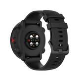 Moto 360 2nd Gen 46mm / Cookoo Smart Watch - Silikone urrem 22mm - Sort