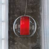 Modo Luce Bolla hængelampe i plast, rød Ø 50 cm