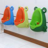Cartoon Frog Toddler Kids Bathroom Toilet Potty Training Urine Trainer Boys Urine Cartoon Frog Shape Eco-friendly Cute Pot - coffee