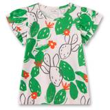 Sanetta - Pure Kids Girls Fancy T-Shirt - T-shirt str. 110 grøn