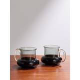 Tom Dixon - Bump Set of Two Glass Tea Cups - Men - Black