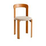 HAY - Rey Chair - Golden waterbased lacquered beech, seat upholstery Steelcut Trio 213 REY22