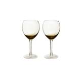 Denby Contemporary Smoked Grey Wine Glass Set Of 2