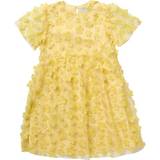 VRS børne kjole str. 110/116 - gul (På lager i et varehus)