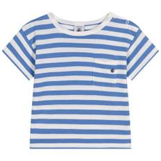 Stribet Baby T-shirt Blå