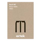 Artek - Icon Poster – Stool 60 Greige